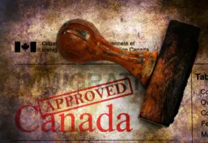 Stamp with Canada Approved