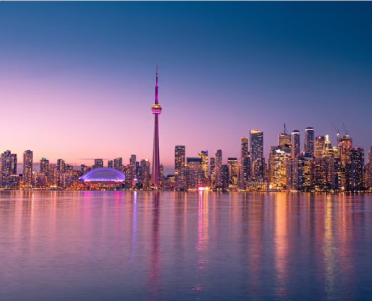 Toronto Skyline at dusk