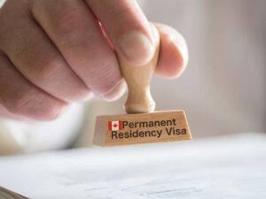 Permanent Residency Stamp for Canada