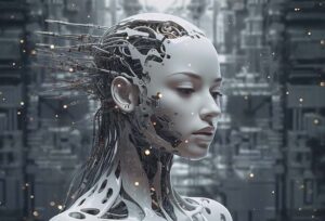 Artificial Intelligence: Robotic looking woman