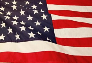 Close up of the American Flag