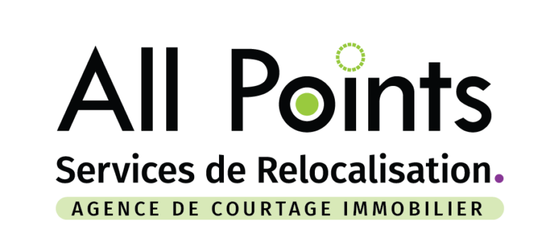 The logo for All Points Services de Relocalisation. Agence de courtage immobilier